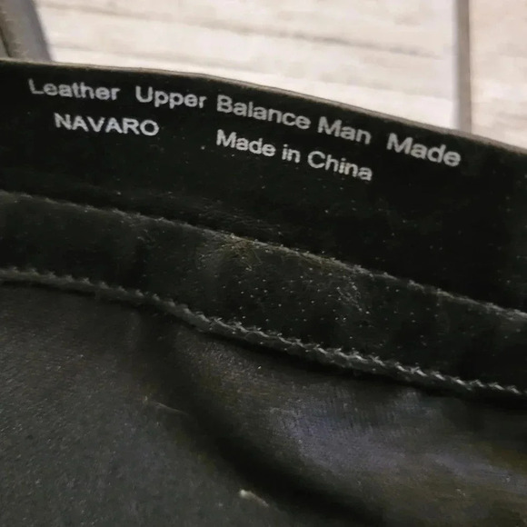 FERGIES Navaro black pebbled leather over the knee slant zip up boots Women's 8 - Picture 12 of 15